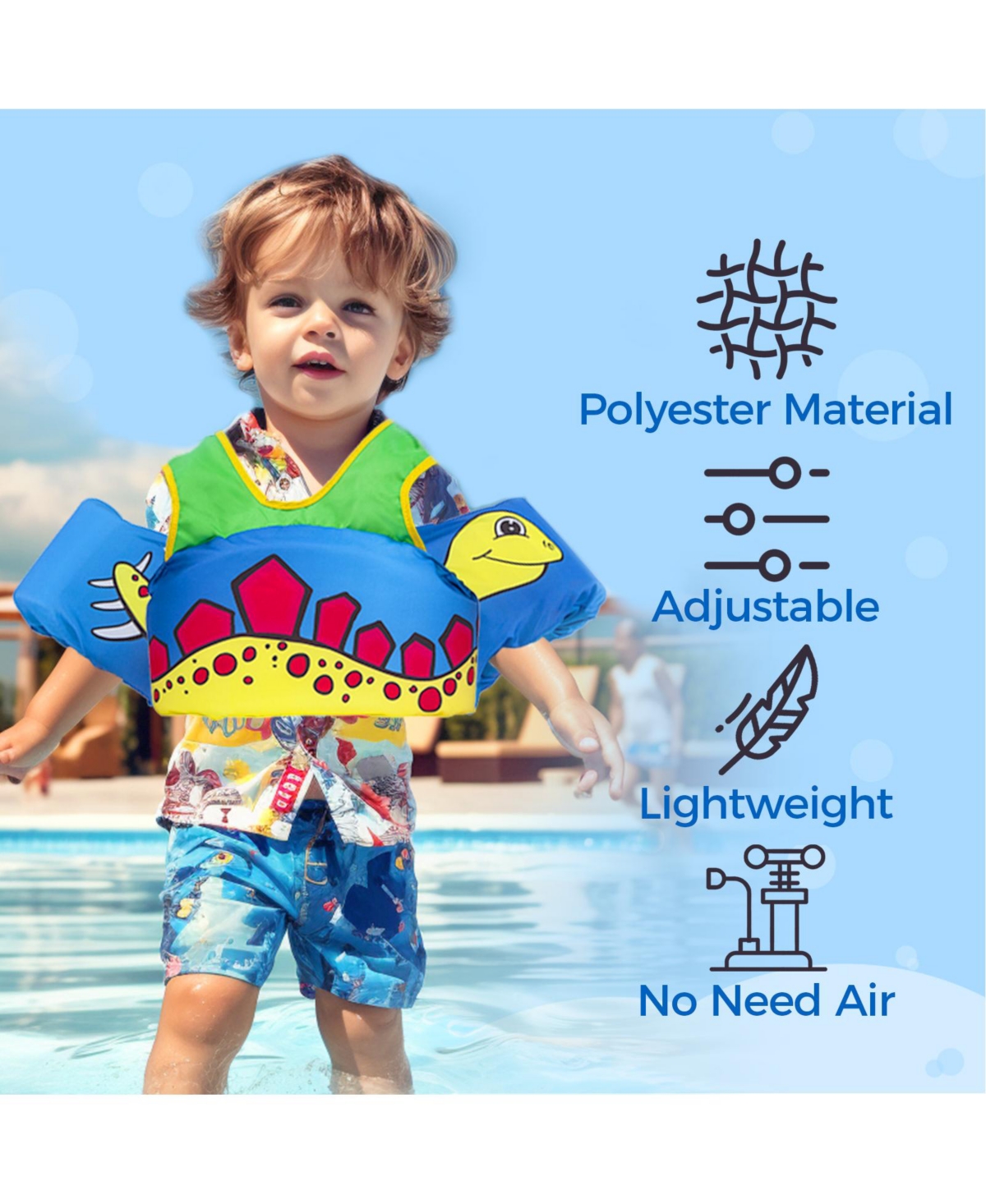 Body Glove Paddle Pals Life Jacket - Uscg Approved Kids Swim Vest