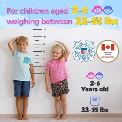 Paddle Pals Splash Child Swim Vest, Toddler Floatie - PFD Life Jacket for Kids