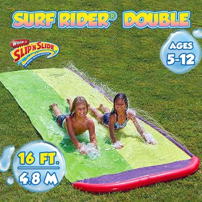 Slip 'N Slide Surf Rider Double Sliding Lanes 16ft