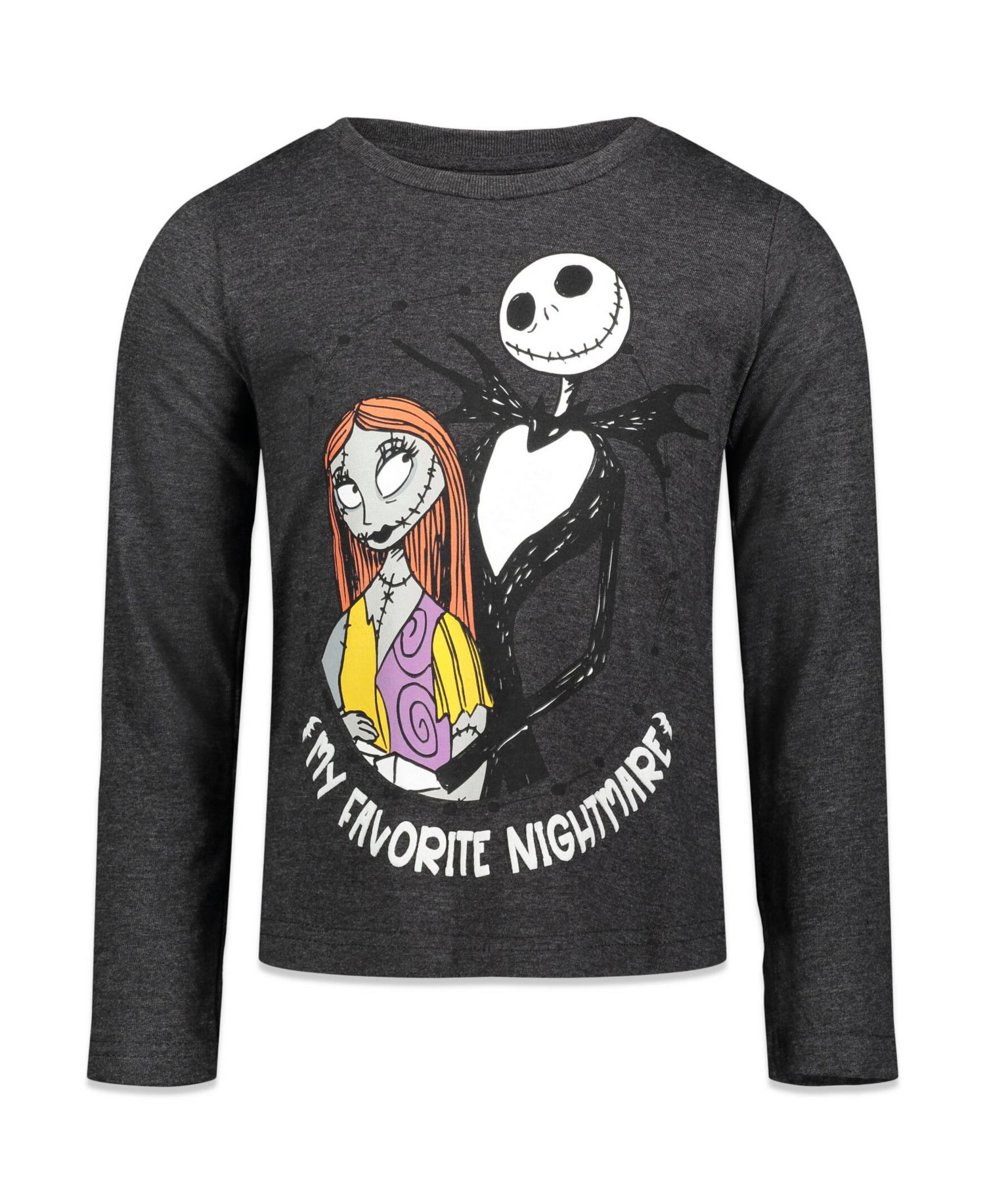 Disney Sally Jack Skellington Girls 2 Pack T-Shirts Toddler |Child