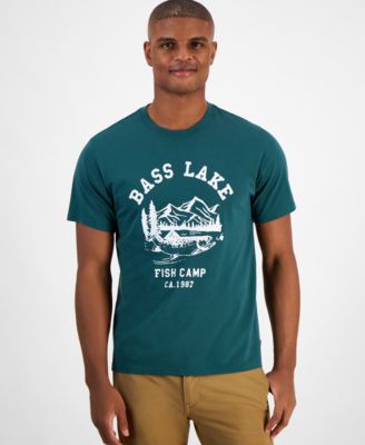 Levi's - Men's Bass Lake Relaxed Fit Short Sleeve Crewneck Graphic T-Shirt