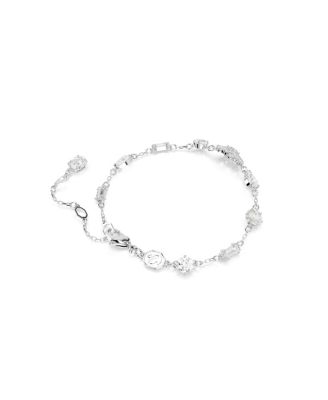 Snowflake White Rhodium Plated Idyllia Bracelet