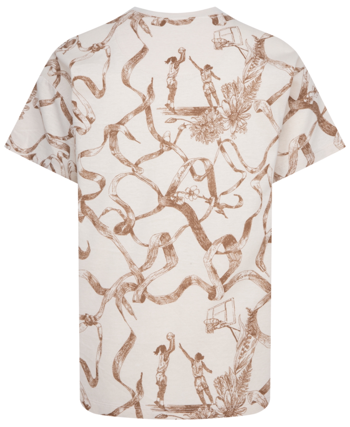 Jordan Big Girls Brooklyn Essentials Printed Graphic Tee