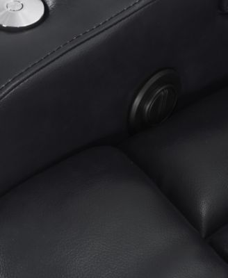 38" Polyurethane Leather Power Recliner
