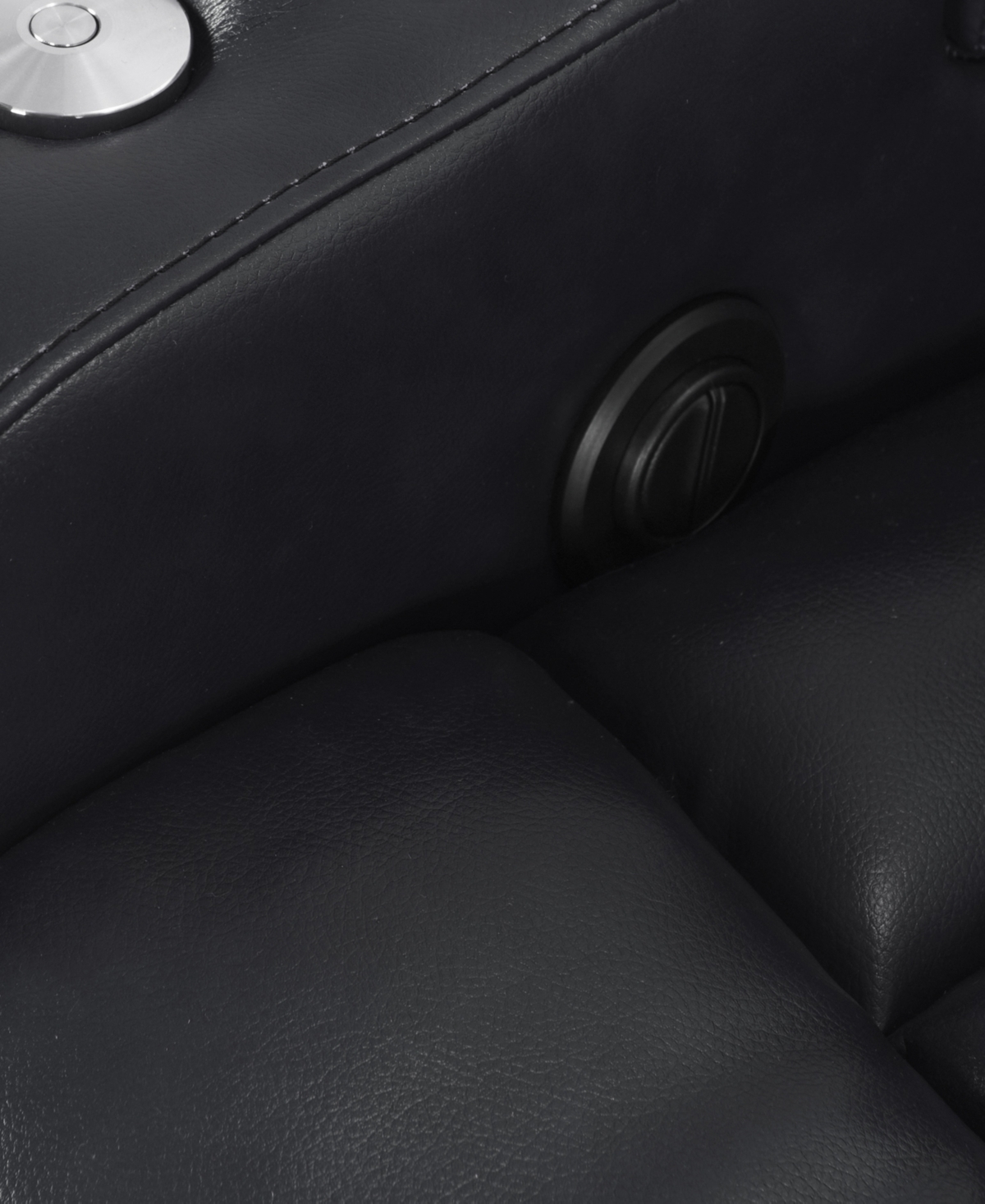 ABBYSON LIVING 38" POLYURETHANE LEATHER POWER RECLINER 