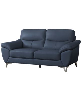 70" Top Grain Leather Loveseat