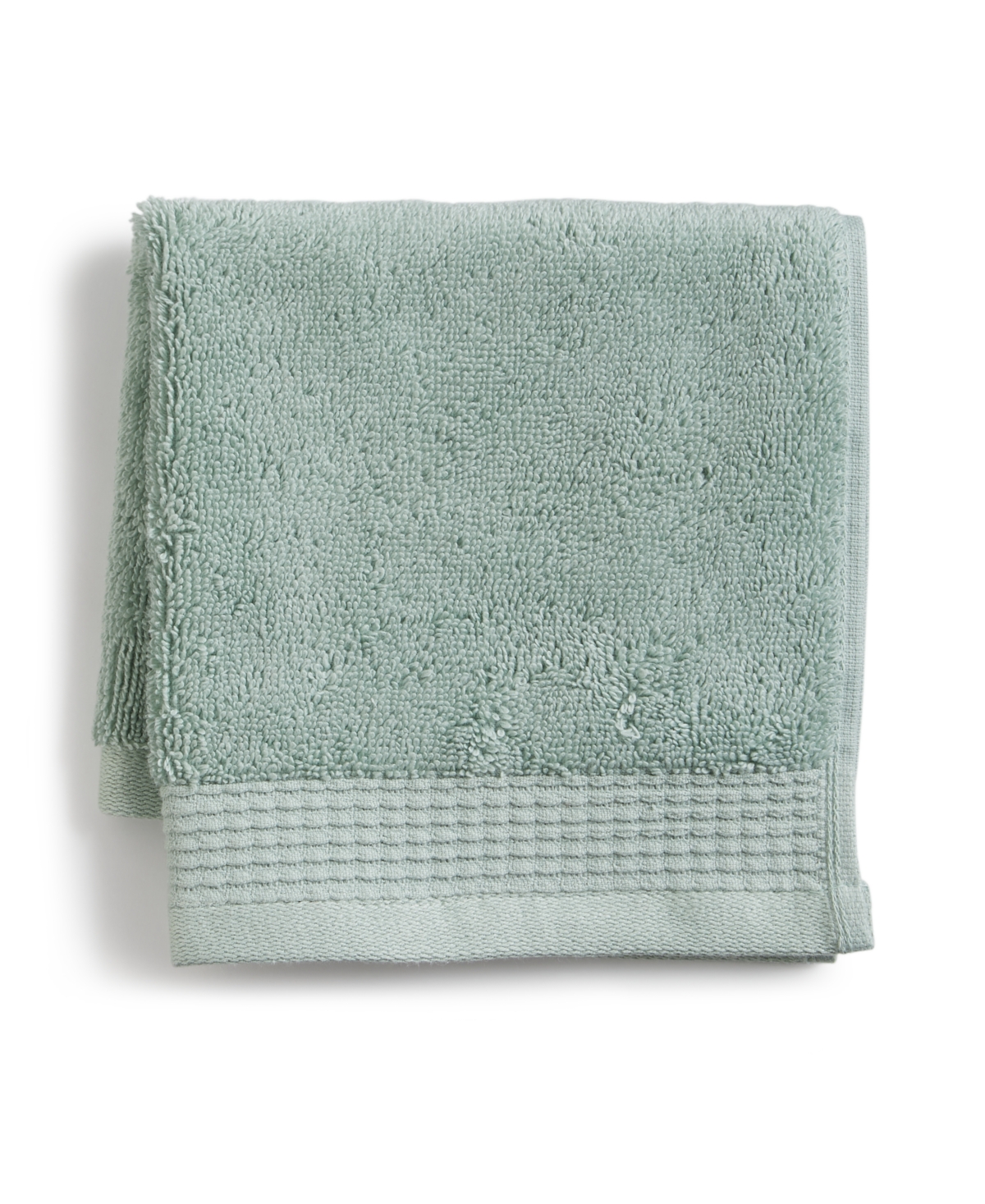 Charter Club Signature Washcloth, 13" X 13", Exclusively At Macy's In Moss