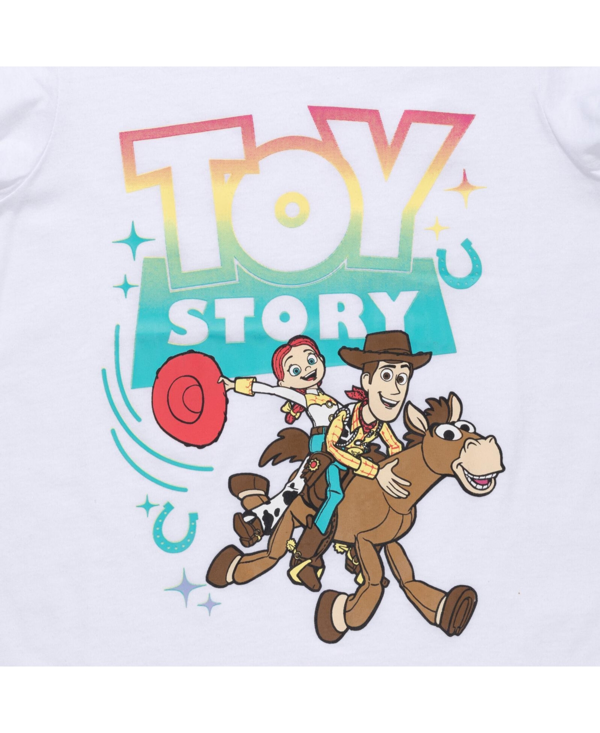 Disney Pixar Toddler Girls Disney Toy Story 3 Pack T-Shirts -white/blue