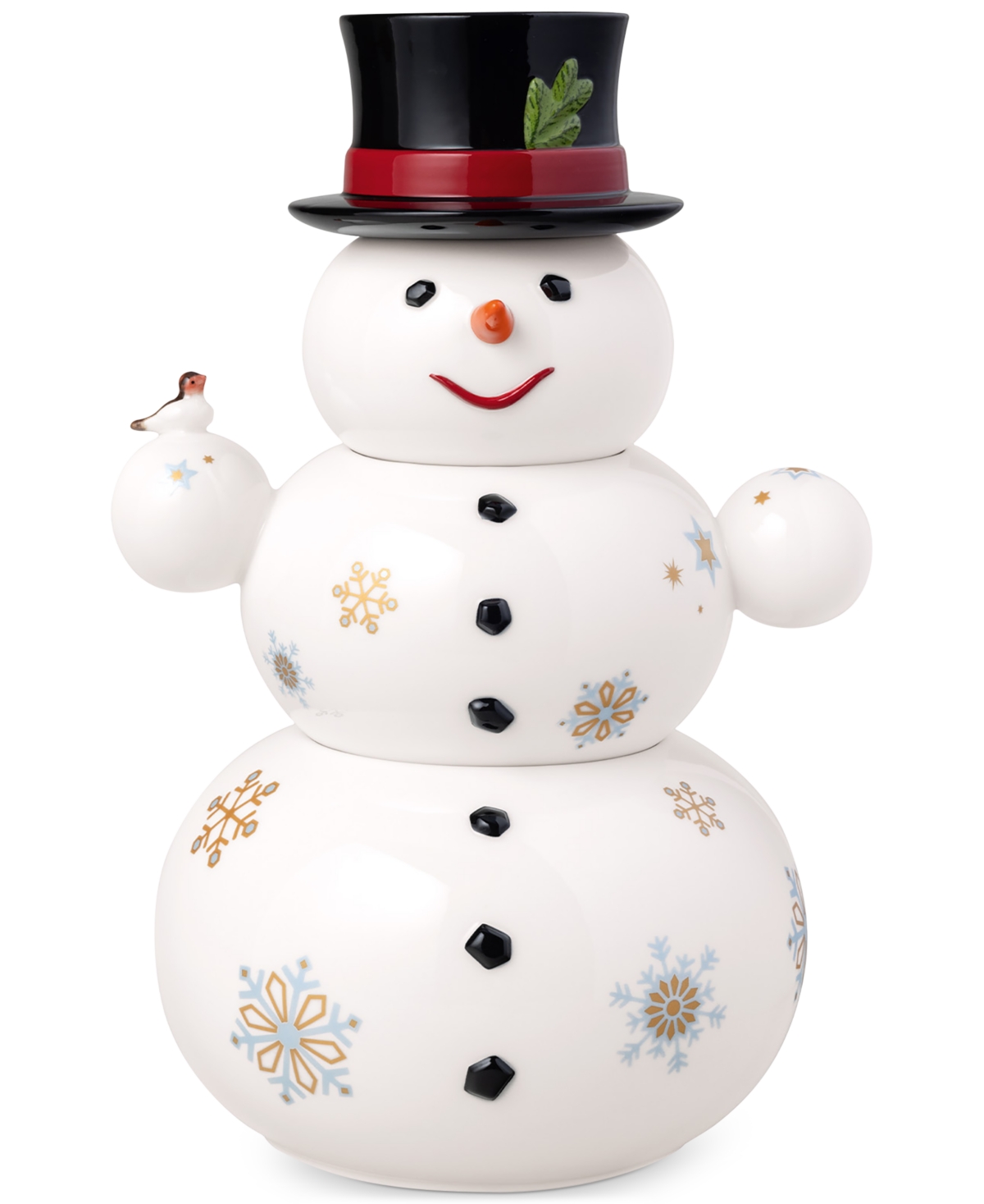 Christmas Toy Memory Stacking Snowman Jar - Multi