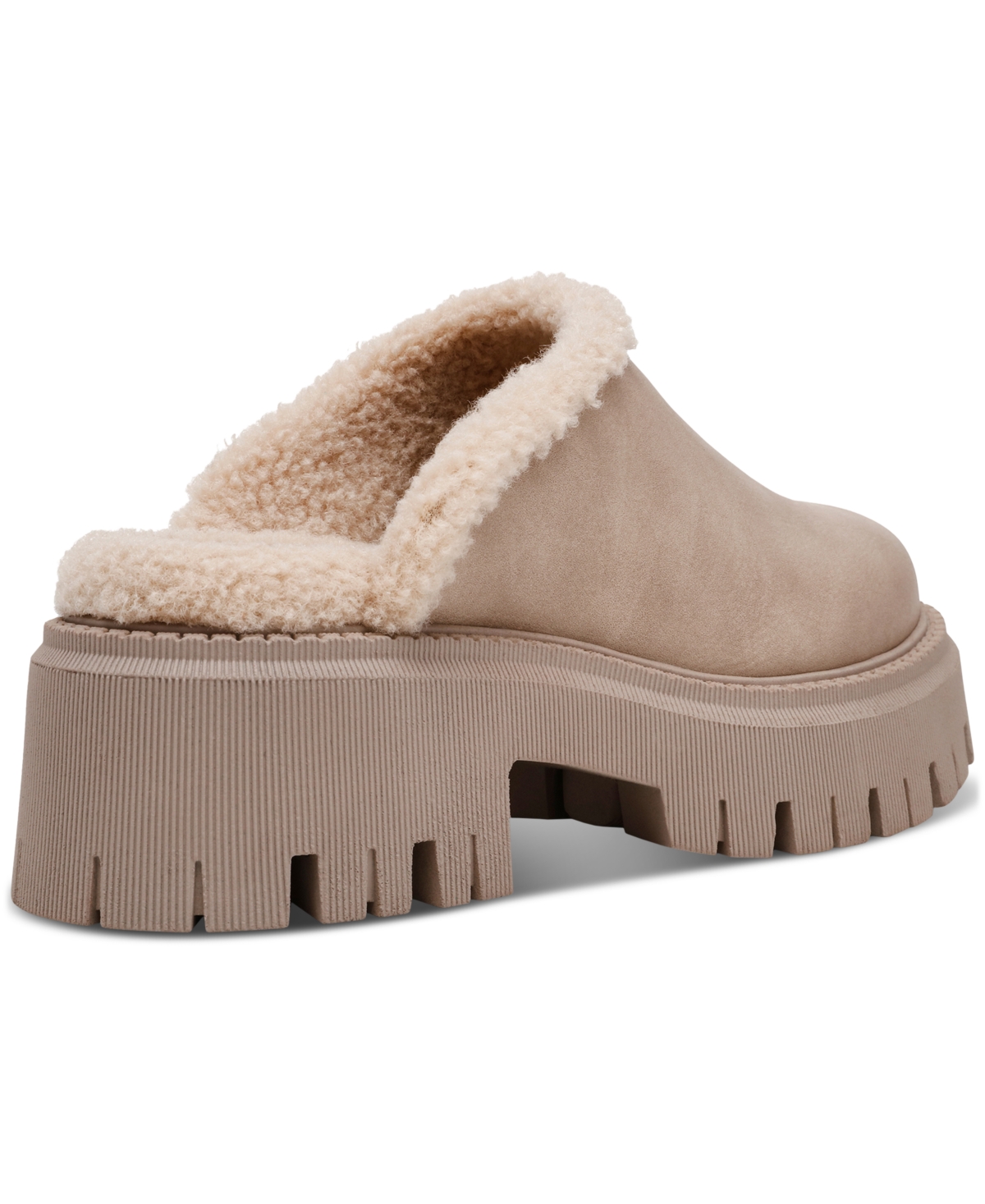 Dv Dolce Vita Women's Gracelyn Cozy Lug Sole Platform Clog Mules