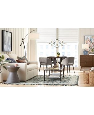 Mia 25" High Mid Century Modern Table Lamp Blue Drip Ceramic Single Living Room Bedroom (Colors May Vary)