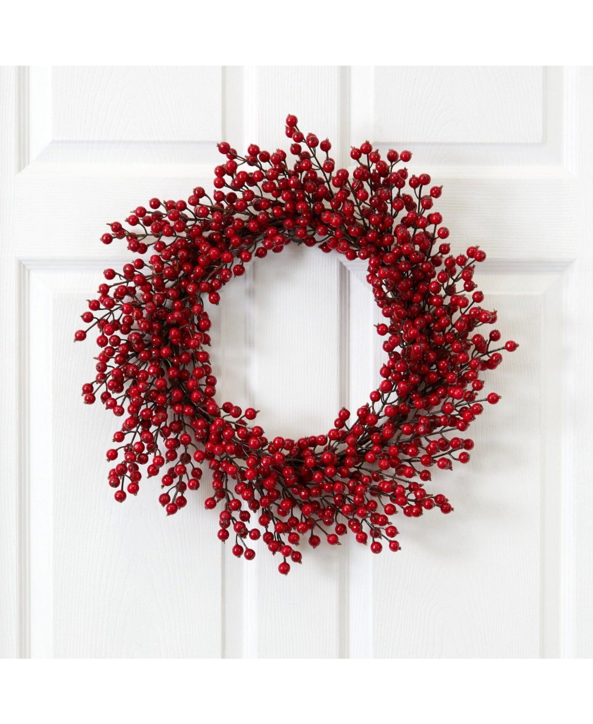 Slickblue Plum Blossom Wreath - Elegant Floral Accent for Home and Office Decor