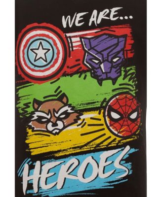 Boys Marvel 3 Pack T-Shirts