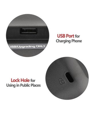 8" Large Digital LCD Day Clock 6-Alarm Dimmable Calendar Dementia Home Wall Table Black