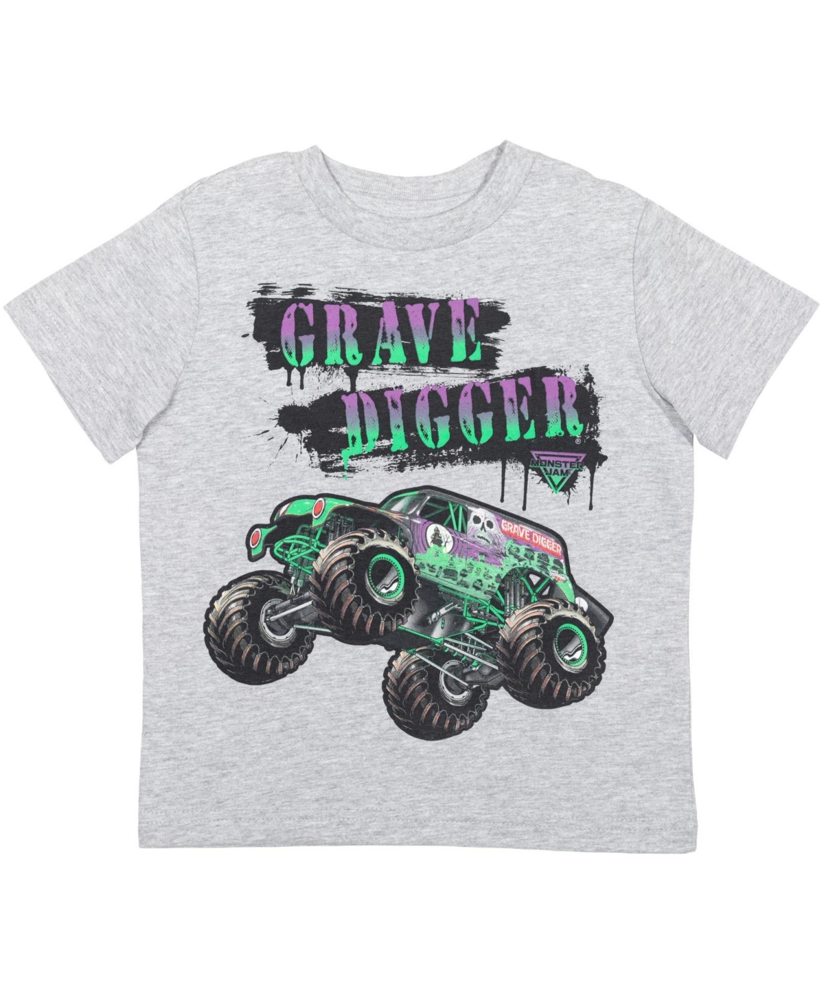 Monster Jam Boys El Toro Loco Zombie Maximum Destruction 4 Pack Graphic T-Shirts to -gray/charcoal/red