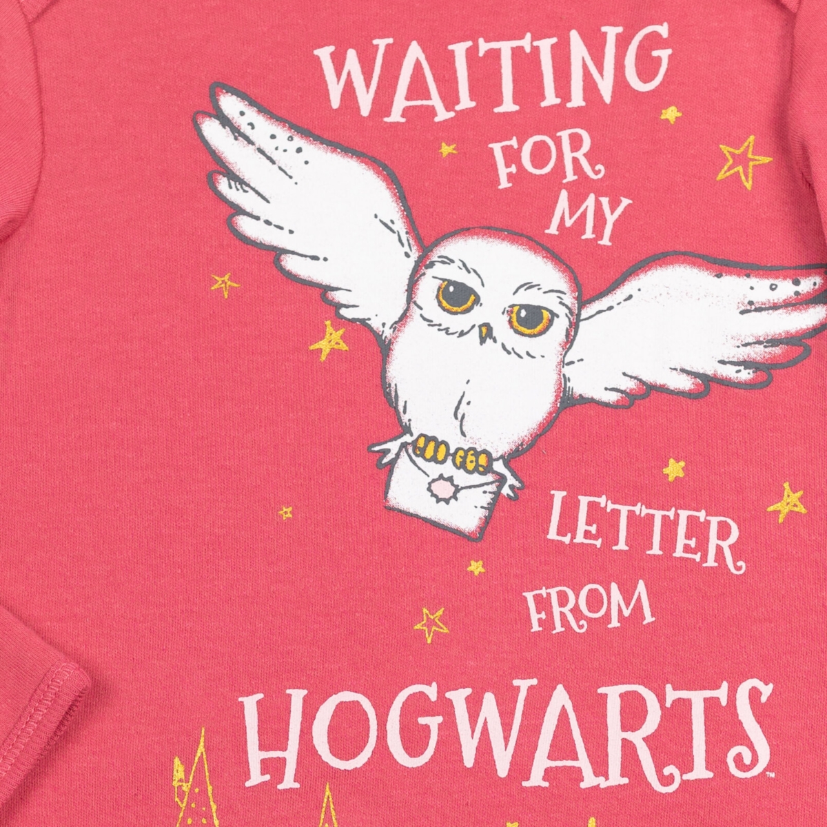 Harry Potter Baby Girls Hedwig Owl Baby 3 Pack Sleeper Gown to -/ pink / heather grey