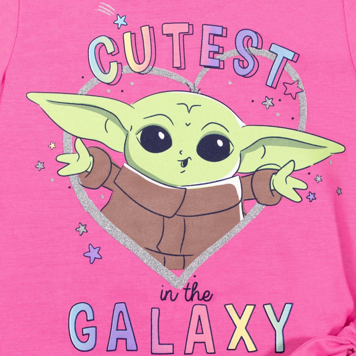 Star Wars Baby Girls The Mandalorian Yoda T-Shirt and Leggings Outfit Set