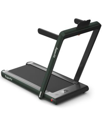 2.25HP 2 in 1 Dual Display Treadmill Jogging Machine