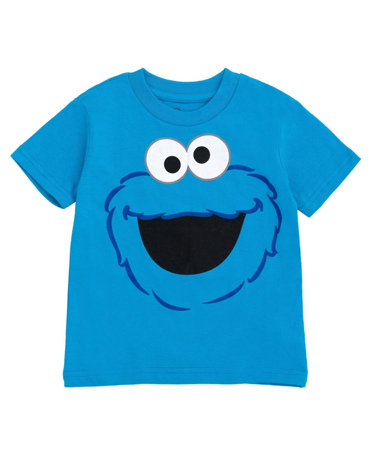 Sesame Street Toddler Boys Bert Ernie Elmo Cookie Bird Oscar the Grouch Baby Graphic T-Shirts to - 4 pack