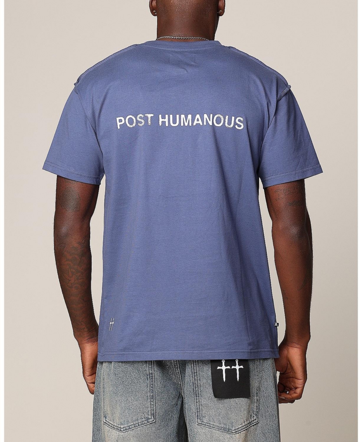 Men's Wraith Cut T-Shirt - Petrol blue