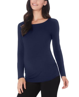 Cuddl Duds - Women's Softwear Long-Sleeve Maternity Top