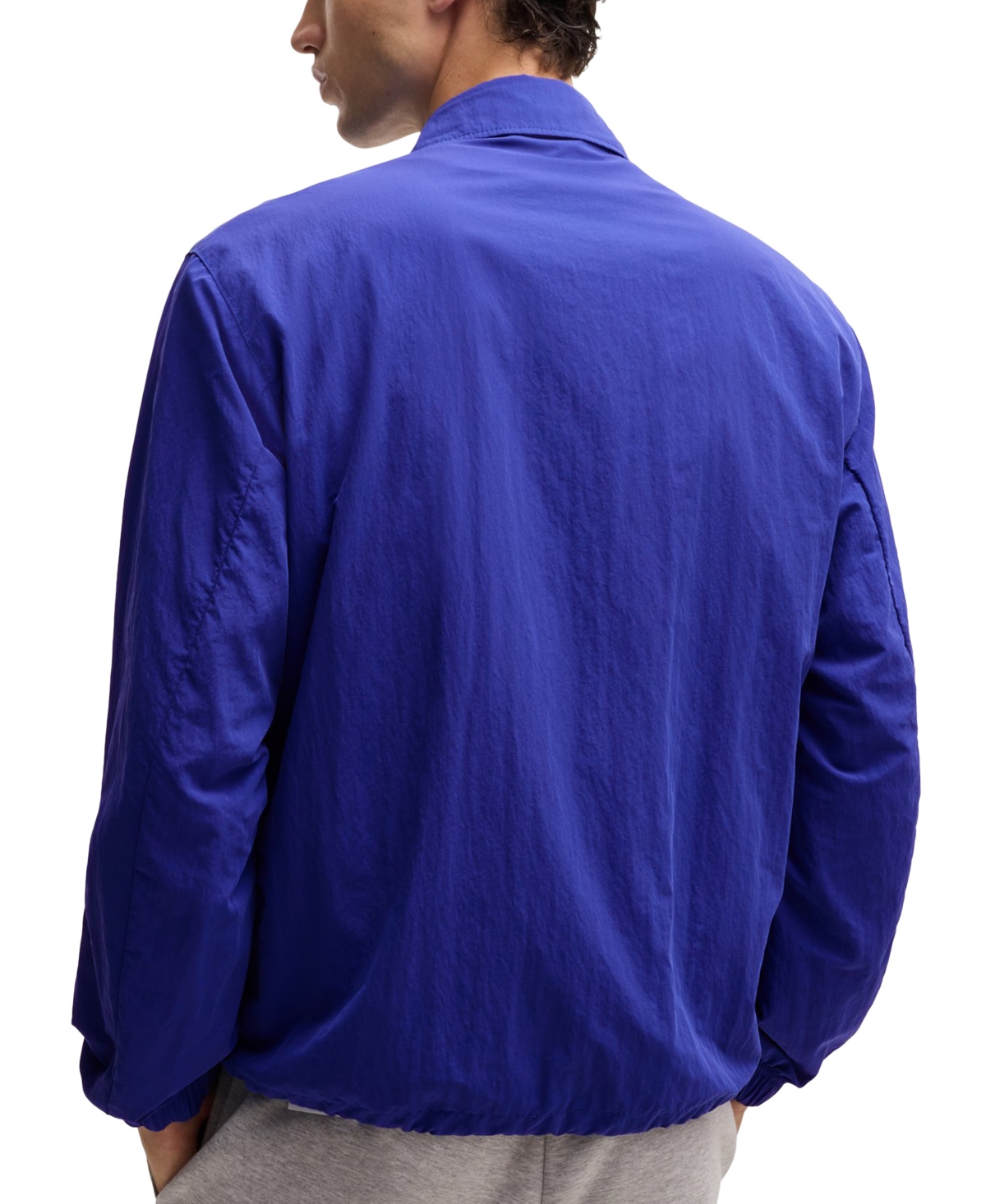 Boss x Nfl Embroidered Branding Water-Repellent Jacket