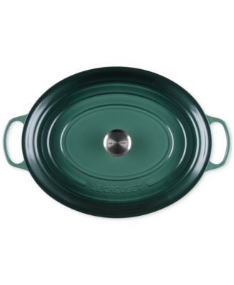 15.5 Quart Enameled Cast Iron Oval Dutch Oven