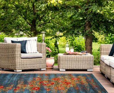 Liora Manne Marina Suzanie Rug Collection In Blue
