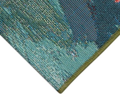 Liora Manne Marina Watercolor Pond Rug Collection In Multi