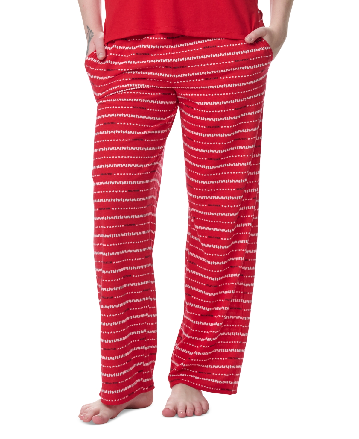 Tommy Hilfiger Women's Elastic-waist Pajama Pants In Strtreetn