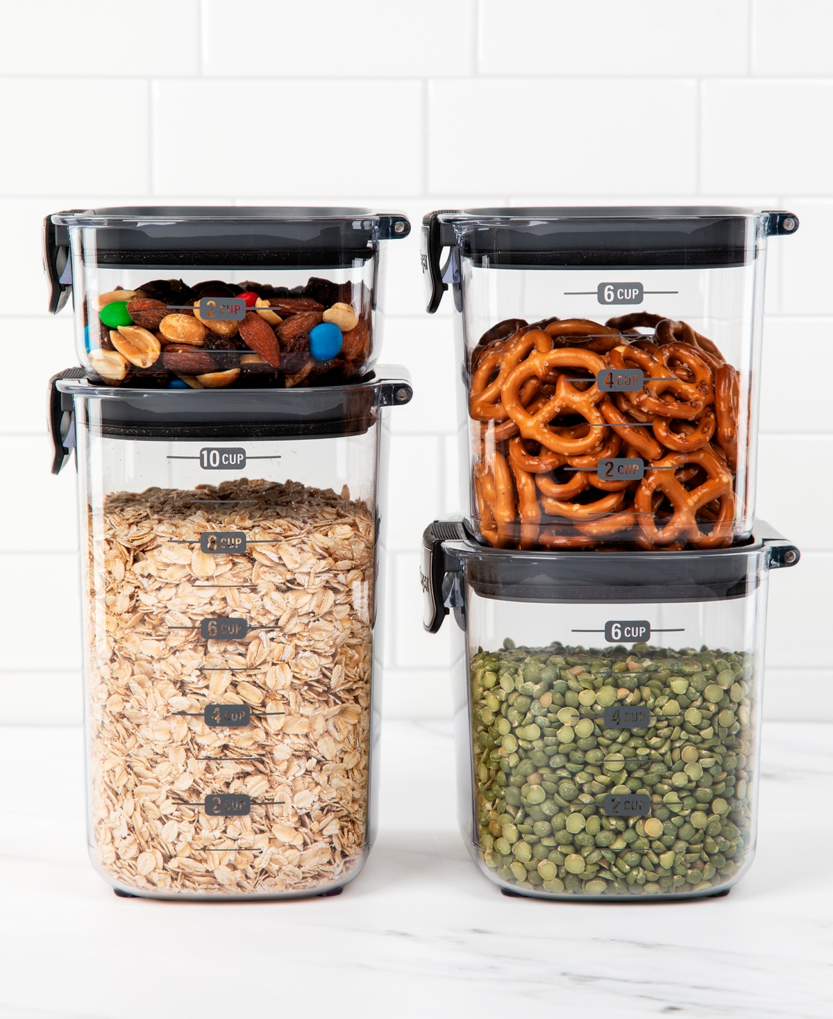 Prepworks Prokeeper+ Airtight 4-piece Pantry Storage Set In No Color