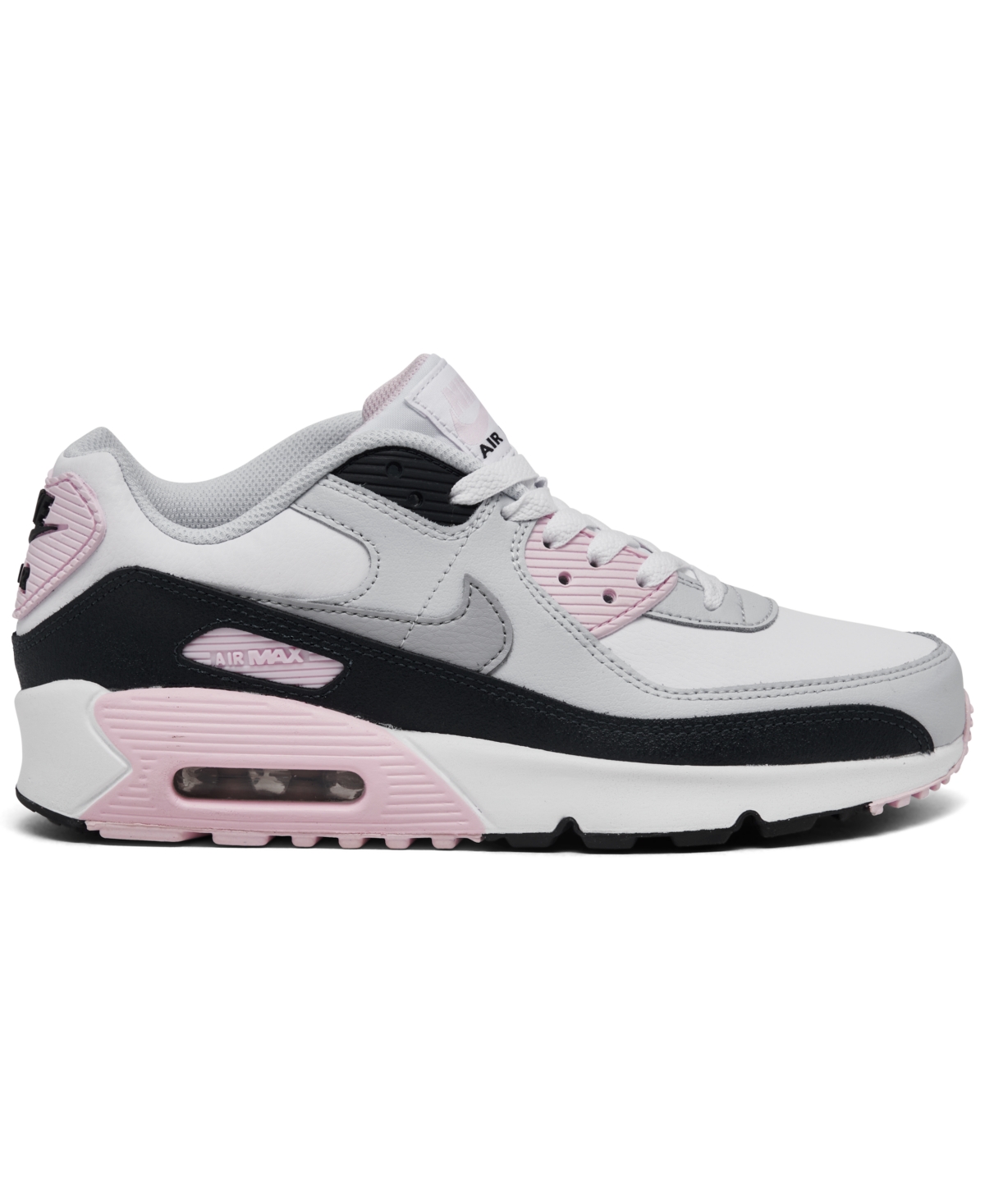 Nike Big Girls Air Max 90 Ltr Casual Sneakers from Finish Line -Grey