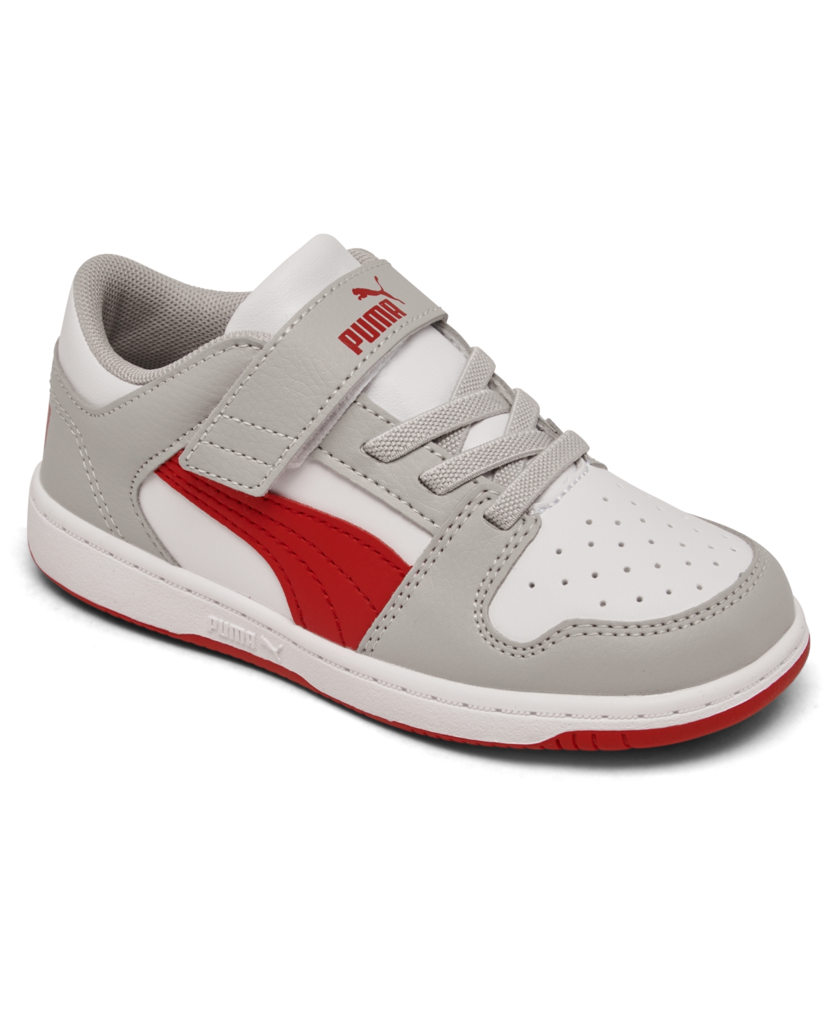 Puma Babies Toddler Kid s Rebound Layup Low Fastening Strap Casual Sneakers From Finish Line In White ModeSens