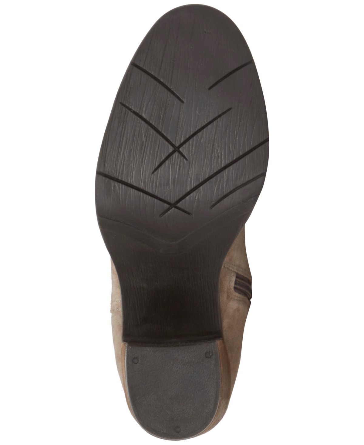 Shop Lucky Brand Women's Bonnay Extra Wide Calf Knee-high Dress Boots In Mink Suede
