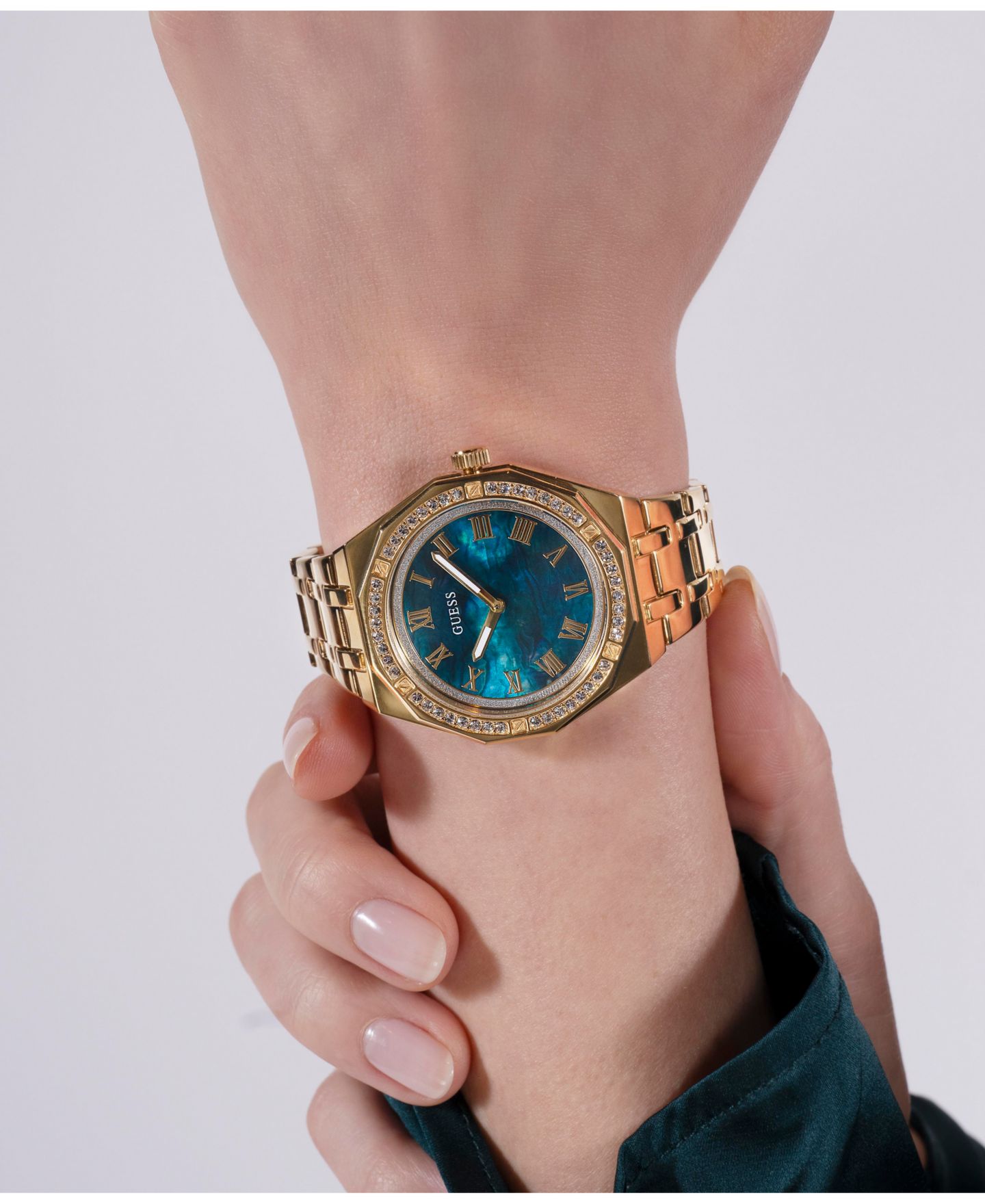 Женские часы GUESS Analog Gold Stainless Steel Watch 36mm — фото 6