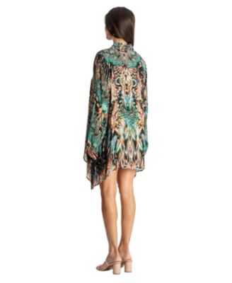 Women's Short Buttoned Overshirt