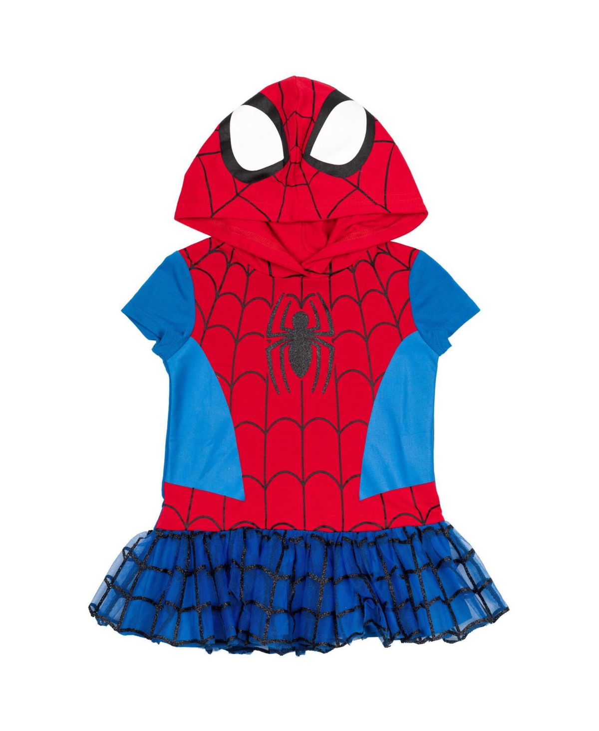 Marvel Toddler Girls Avengers Spider-Man Spider-Gwen Captain America Cosplay T-Shirt and Leggings to - Spider-man