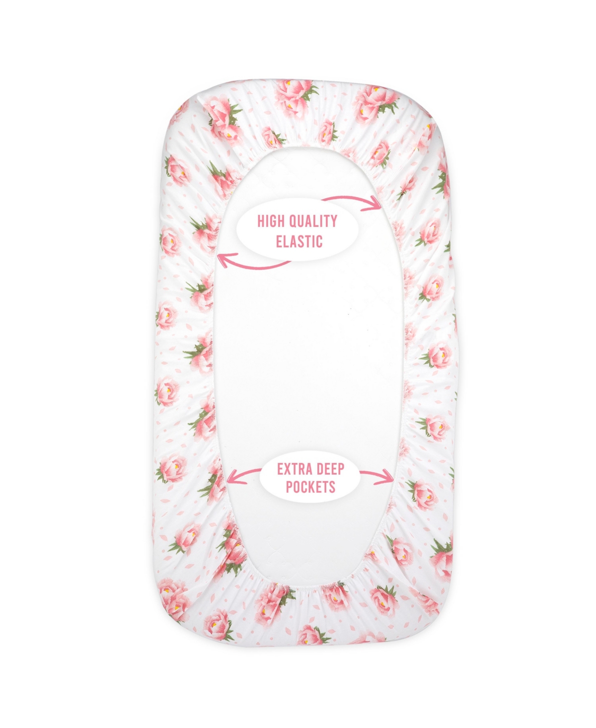 Bublo Baby Baby Bassinet Sheet Set for Boy and Girl, 3 Pack, Universal Fitted for Oval, Hourglass & Rectangle Bassinet Mattress, Fitted Sheets.