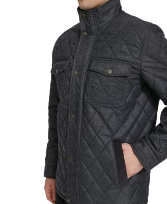 Men's Quilted Stand-Collar Jacket
