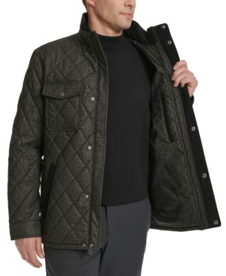 Men's Quilted Stand-Collar Jacket