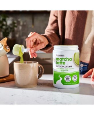 Collagen Peptides - Hydrolyzed Type 1 & 3 Collagen. Keto & Paleo Grass-Fed Protein Powder for Hair, Skin, Nails, Bones, Joints, Digestion and More - No Gluten or Dairy (Matcha Latte, 228g)