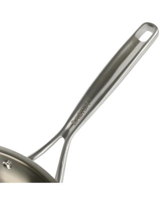 12 Inch Stainless Steel Triply Professional Grade Fry Pan w/ Stainless Lid