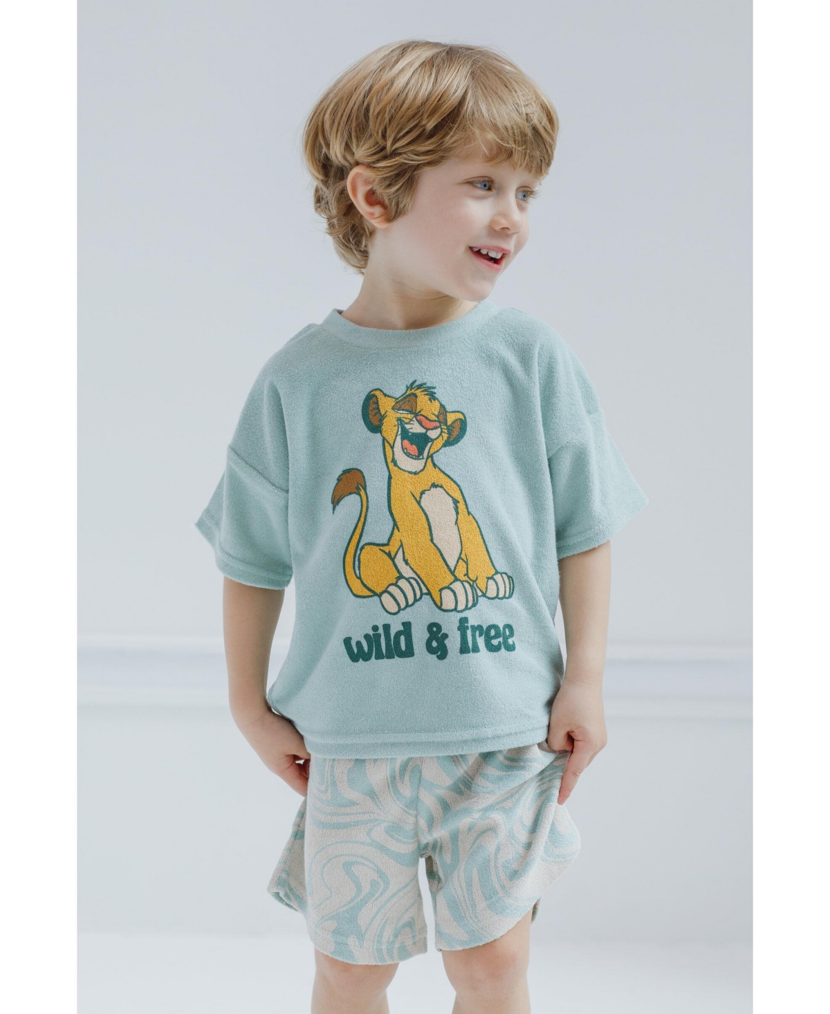 Disney Toddler Boys Lion King Mickey Mouse Cars T-Shirt and Shorts Outfit Set to (2T - 10-12)