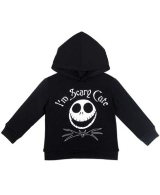 Toddler Boys Jack Skellington Fleece Pullover Hoodie and Pants Outfit Set