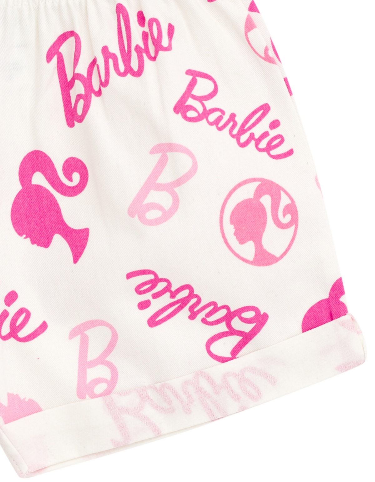 Barbie Girls Peplum T-Shirt and Twill Shorts Outfit Set to (2T - 14-16) - we dream together