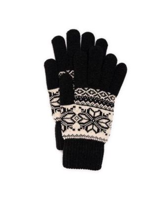 Muk Luks Women's Heat Retainer Gloves