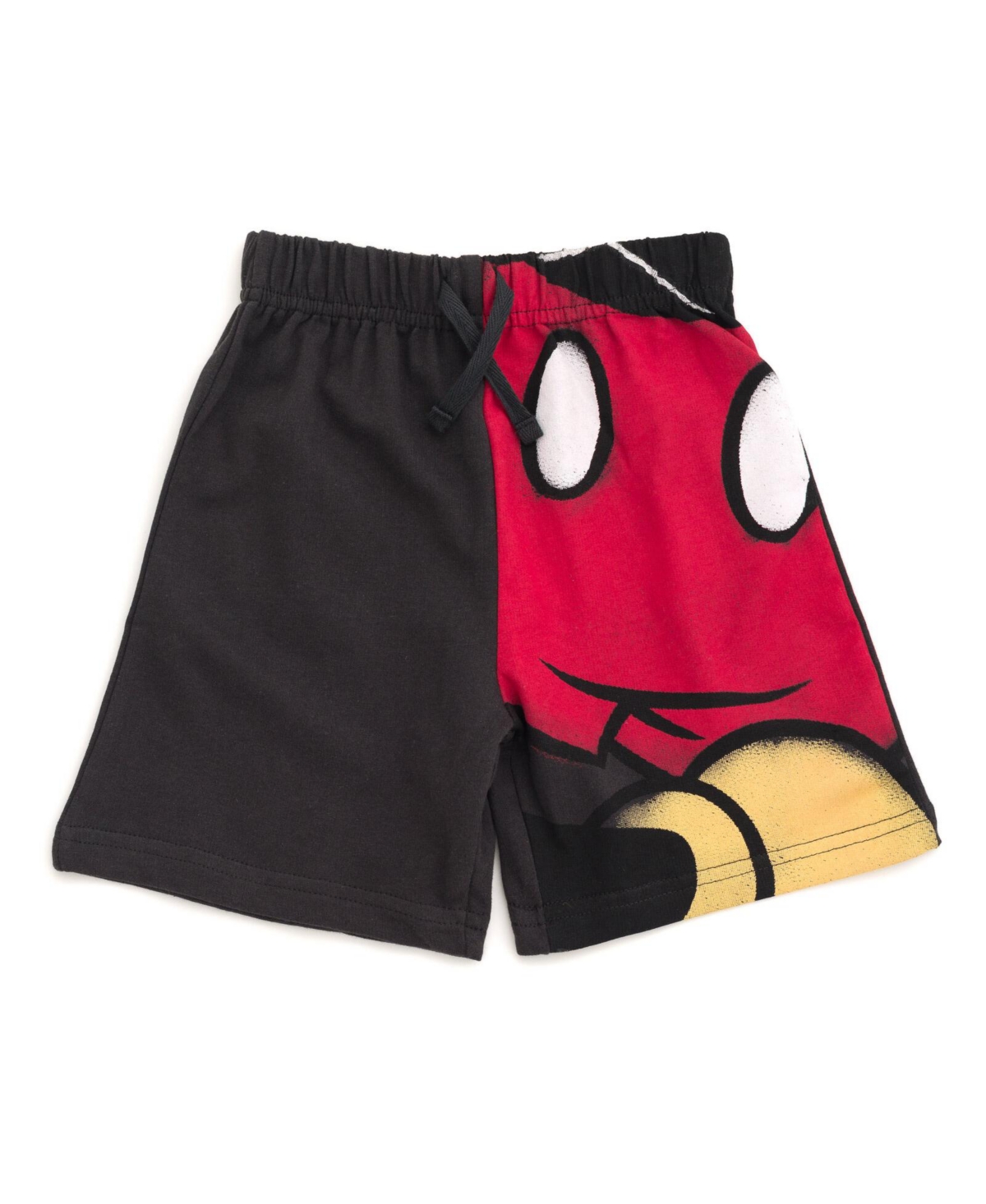 Disney Boys Hooded T-Shirt and French Terry Shorts Outfit Set to (2T - 10-12)
