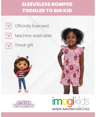 Toddler Girls Dreamworks French Terry Sleeveless Romper