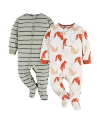 Baby Boys Baby Blanket Sleepers, 2-pack