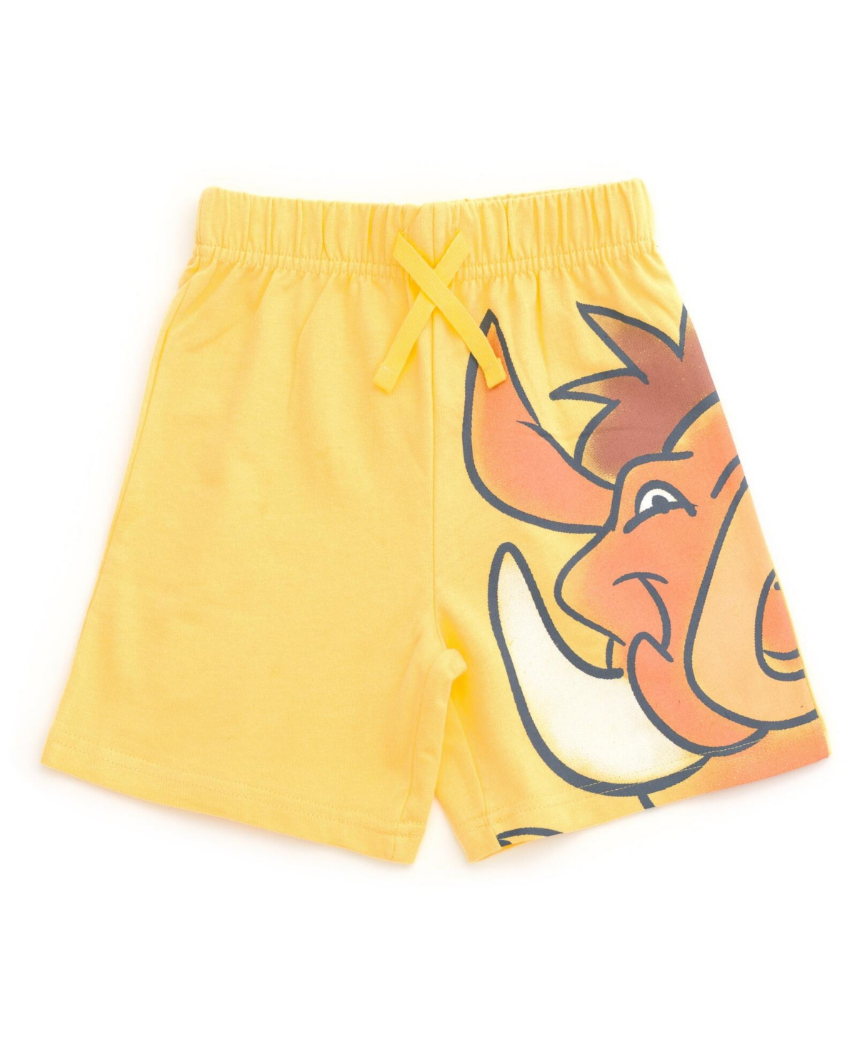 Disney Toddler Boys Hooded T-Shirt and French Terry Shorts Outfit Set to (2T - 10-12) - timon  pumbaa
